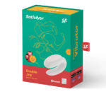 Satisfyer - Вібромасажер для пар SATISFYER DOUBLE JOY WHITE (T360117) - Зображення 2