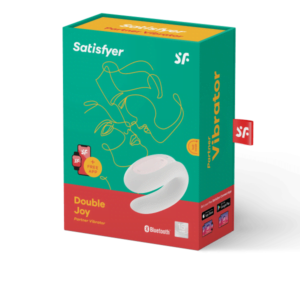 Satisfyer - Вібромасажер для пар SATISFYER DOUBLE JOY WHITE (T360117)