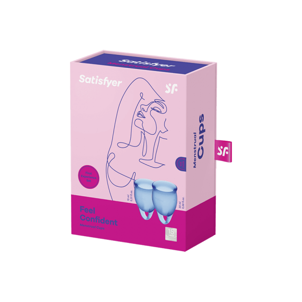 40189_4 (1) Satisfyer - Менструальні чаші Satisfyer Feel Confident DARK BLUE (T360904) - Зображення 1