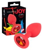 Анальна пробка - Colorful Joy Jewel Red Plug Small(517127)