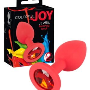 Анальна пробка - Colorful Joy Jewel Red Plug Small(517127)