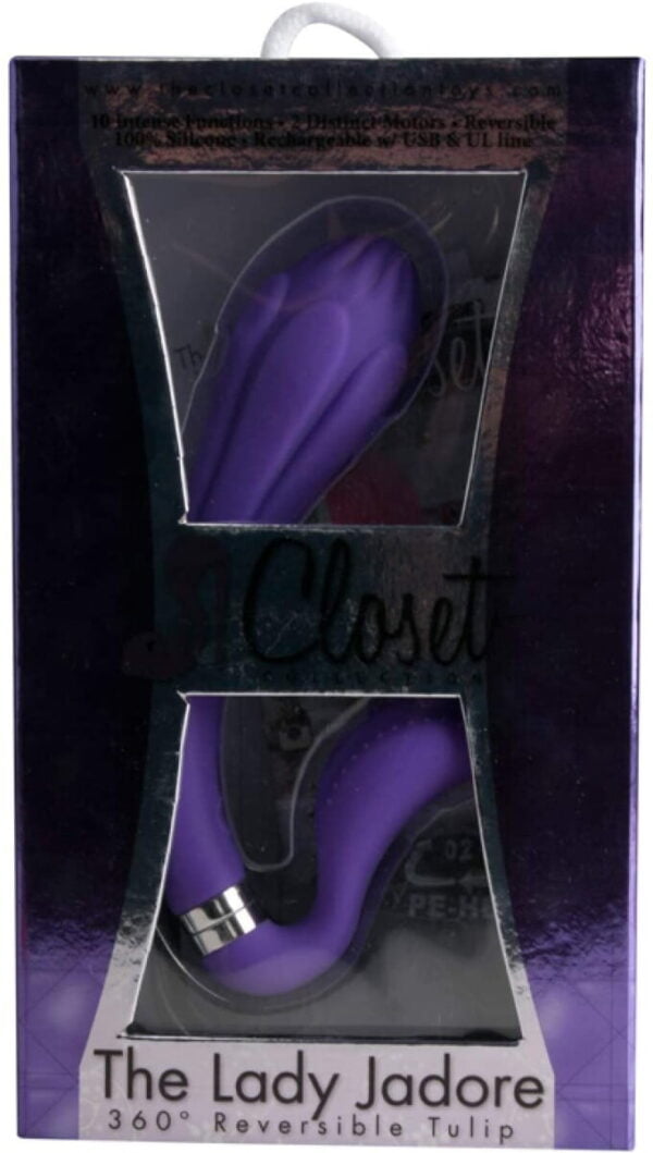 Вібратор-тюльпан Closet Collection Toys Lady Jadore, Purple(T390011) - Зображення 6
