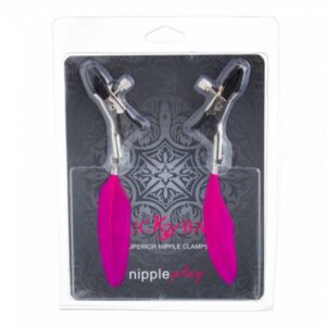Затискачі на соски Перишки Lucky Bay Nipple Play, Rosy (810282)