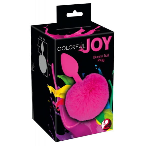 Анальна пробка із хвостом Colorful Joy Bunny Tail Plug(518212) - Зображення 5