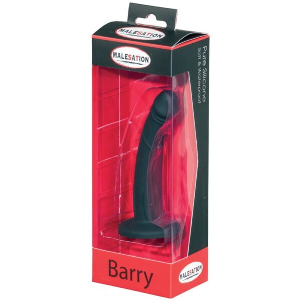 Фалоімітатор без мошонки - MALESATION Barry Dildo, чорний(9912) - Зображення 3