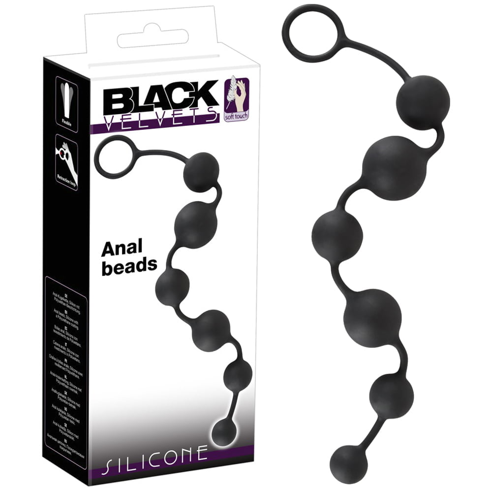 product_194445e4bfa88472de Анальні кульки - Black Velvets Anal Beads(519200) - Зображення 1