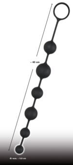 Анальні кульки - Black Velvets Anal Beads(519200) - Зображення 3