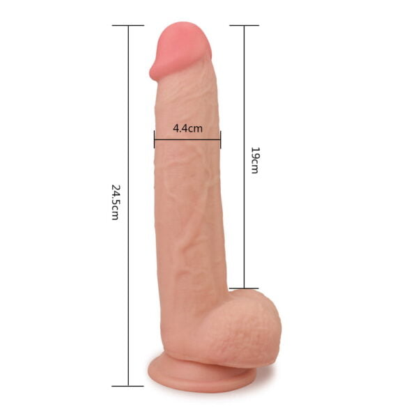 Фалоімітатор Skinlike Soft Dong 8.5(LVTOY287) - Зображення 7