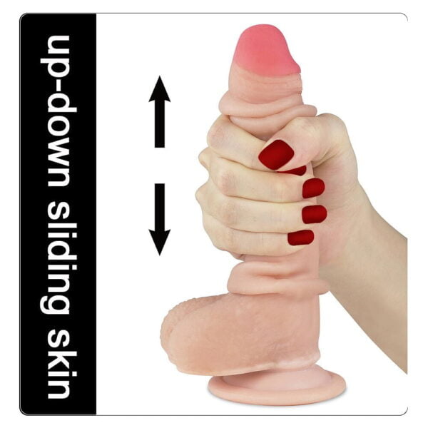 Фалоімітатор - Sliding Skin Dong 7(LVTOY289) - Зображення 4