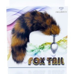 Анальна пробка з хвостиком - Fox Tail Brown(00085)