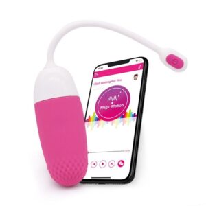 Смарт вібратор, віброяйце Magic Motion Vini Pink, керування зі смартфона (SO2693)