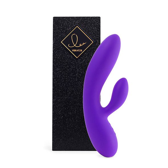 so4431-15817784747285 Гнучкий вібратор кролик із двома моторами FeelzToys Lea Rabbit Vibrator Black(SO4433) - Зображення 1