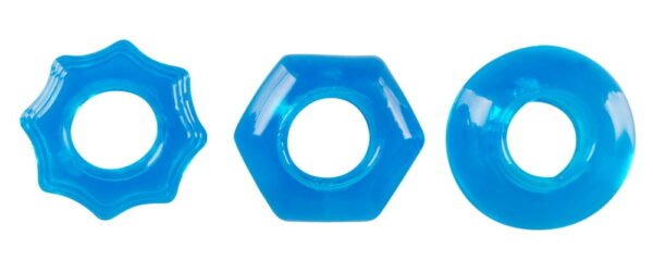 Кільця ерекційні - Stretchy Cock Ring Set, 3 шт. (536075) - Зображення 3