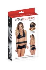 Фіксатор для талії та рук Fetish Tentation Waist and Wrist Straps з маскою на очі(SO3737) - Зображення 2