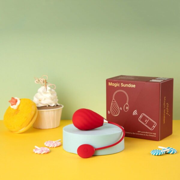 Смарт-віброяйце Magic Motion Sundae Red (SO4469) - Зображення 5