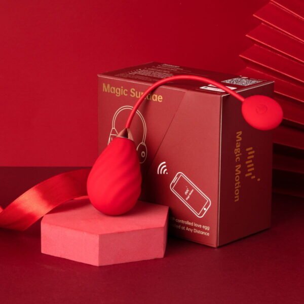 Смарт-віброяйце Magic Motion Sundae Red (SO4469) - Зображення 3