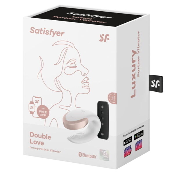 Смарт-вібратор для пар Satisfyer Double Love (White)(SO4928) - Зображення 4
