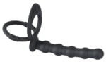 Насадка для подвійного проникнення - Black Velvets Cock & ball ring(533556) - Зображення 3