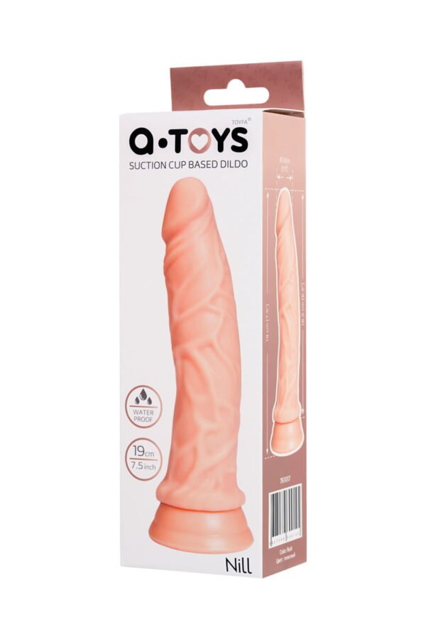 Реалістичний фалоімітатор Toyfa A-Toys, TPE, тілесний, 19 см (761017) - Зображення 2