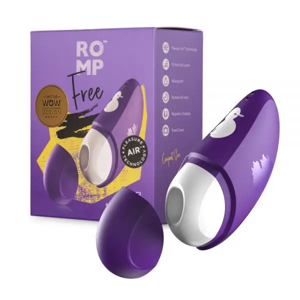 26136305916087 Вакуумний кліторальний стимулятор Romp Free Violet (W44062) - Зображення 1