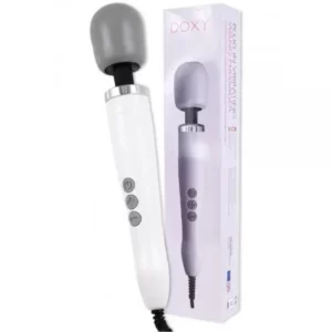 Вібромасажер-мікрофон DOXY Wand Massager, White(DT53003)