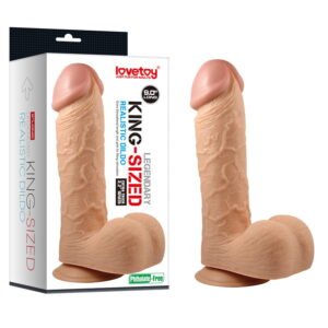 Фалоімітатор з машонкою - Legendary King Sized Realistic Dildo 9" (LV TOY192)