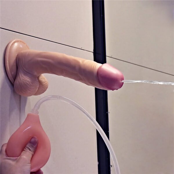 Фалоімітатор - LoveToy 9'' Squirt Extreme Dildo Flesh (LV TOY399) - Зображення 5