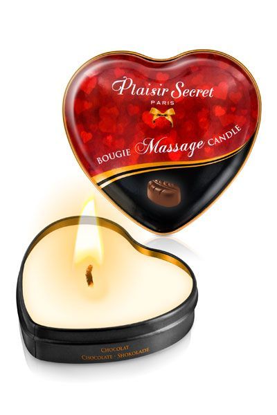so1864-45433915006498 Масажна свічка серця Plaisirs Secrets (SO1864) - Зображення 1