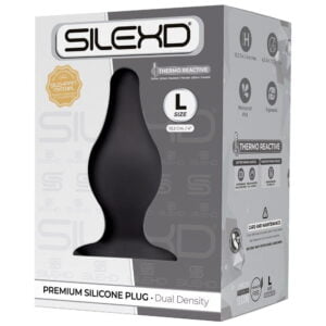 Анальна пробка SilexD (Model 2 size L) двошарова, силікон+Silexpan(SO5015)