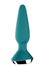Анальна пробка з двома моторами та керуванням телефоном Satisfyer Plug-ilicious 1(T360156) Petrol - Зображення 3