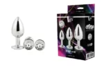 Набір анальних пробок Dream Toys GLEAMING LOVE SILVER PLUG SET DT21788