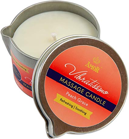 product_541145e41344057587 Масажна свічка - Vibratissimo Peach Grace, 50 мл(90192) - Зображення 1