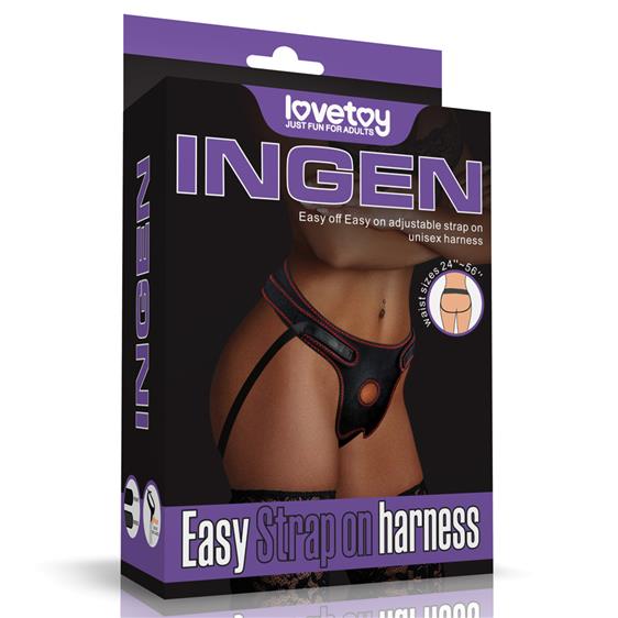 product_59085613f5919a5336 Страпон - Easy Strap on Harness As Pic (LV TOY725) - Зображення 1