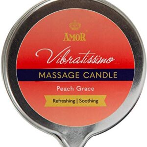 Масажна свічка - Vibratissimo Peach Grace, 50 мл(90192)