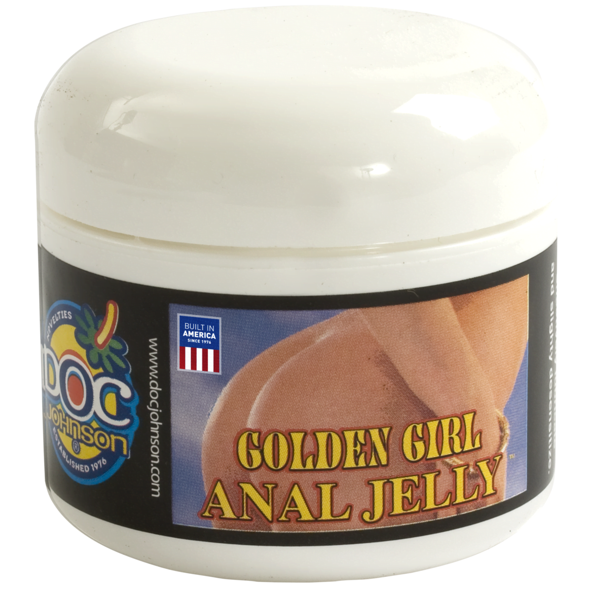 so1568-13165848823922 Анальний гель-мастило DocJohnson Golden Girl Anal Jelly (56 мл) на масляній основі(SO1568) - Зображення 1