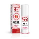 Лубрикант з ефектом вібрації Amoreane Med Liquid Vibrator Strawberry (30 мл)(SO3989)