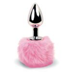 Анальна пробка FeelzToys - Bunny Tails Butt Plug Pink (SO5061)