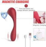 Вакуумний вагінально-кліторальний стимулятор Magic Motion Bobi Red, керування зі смартфона - Зображення 2