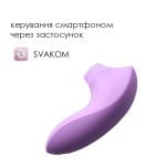 Вакуумний стимулятор Svakom Pulse Lite Neo Lavender, керується зі смартфона - Зображення 4