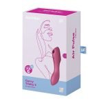 Вакуумний стимулятор із вібрацією Satisfyer Curvy Trinity 3 Red - Зображення 5