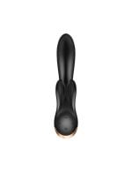 Смарт вібратор-кролик із подвійним відростком Satisfyer Double Flex Black - Зображення 2