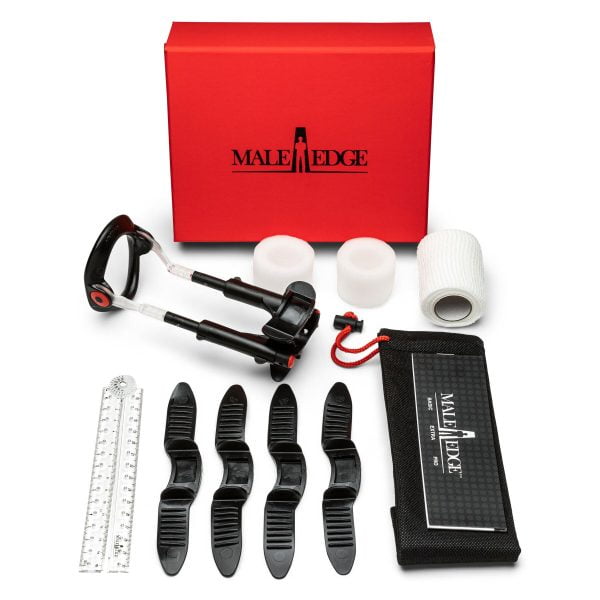 Екстендер для збільшення члена Male Edge Pro, ремінцевий, маса всього 65 г, міцний пластик - Зображення 4