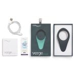 Смарт-віброкільце під одяг VERGE BY WE-VIBE SLATE, охоплює пеніс та мошонку, 10 режимів - Зображення 9