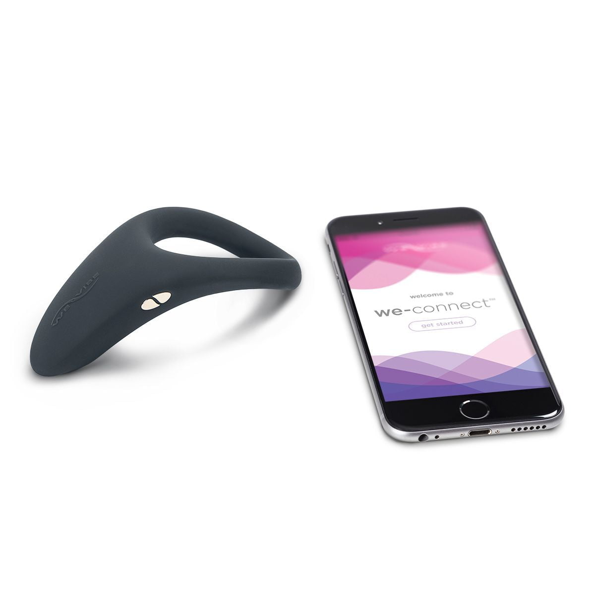 so1701-42274522111778 Смарт-віброкільце під одяг VERGE BY WE-VIBE SLATE, охоплює пеніс та мошонку, 10 режимів - Зображення 1