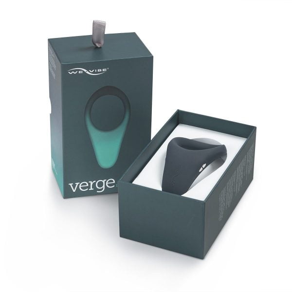 Смарт-віброкільце під одяг VERGE BY WE-VIBE SLATE, охоплює пеніс та мошонку, 10 режимів - Зображення 3
