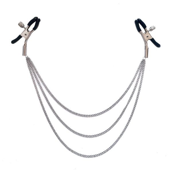 Затискач для сосків Art of Sex - Nipple Jewerlry Three Chains - Зображення 2