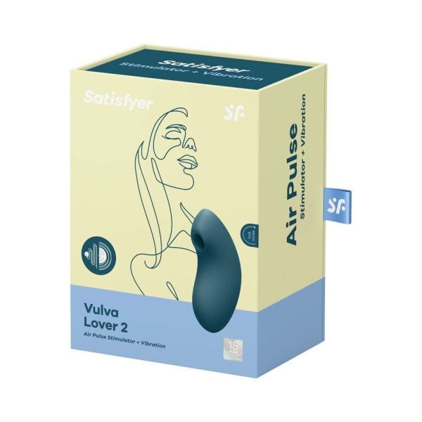 Вакуумний вібратор Satisfyer Vulva Lover 2 Blue - Зображення 2