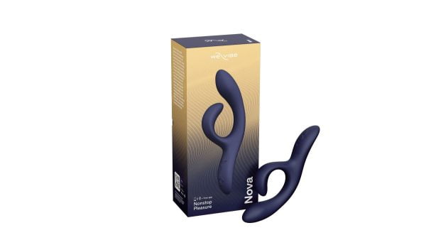 Смарт вібратор-кролик We-Vibe Nova Midnight Blue, ергономічний, регульований кут нахилу стовбура - Зображення 7