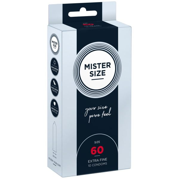 Презервативи Mister Size - pure feel - 60 (10 condoms), товщина 0,05 мм - Зображення 2