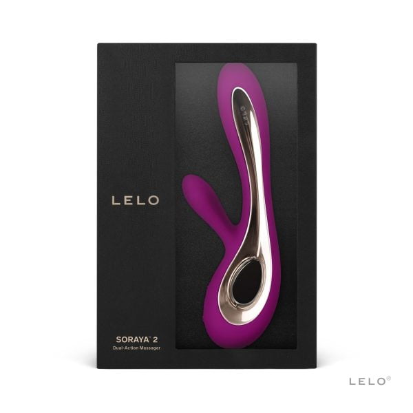 Вібратор-кролик LELO Soraya 2 Deep Rose, 12 режимів вібрації, до 4 годин роботи - Зображення 2